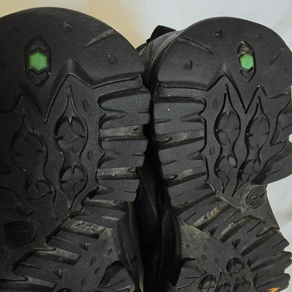 Timberland Mt Maddsen Mid Waterproof Black Leather Hiking Boots Mens 11.5 A2960‎